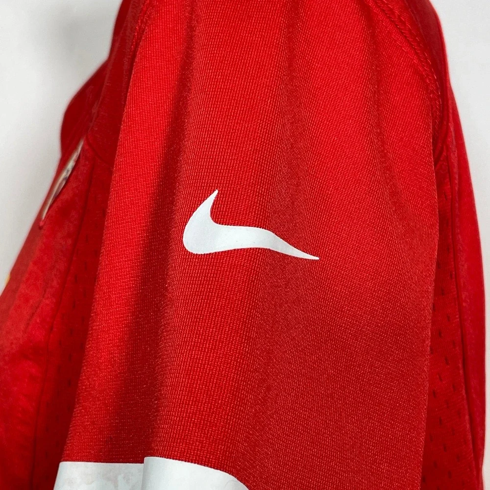 Travis Kelce #87 Kansas City Chiefs NFL Nike Red Game Jersey Women's XL